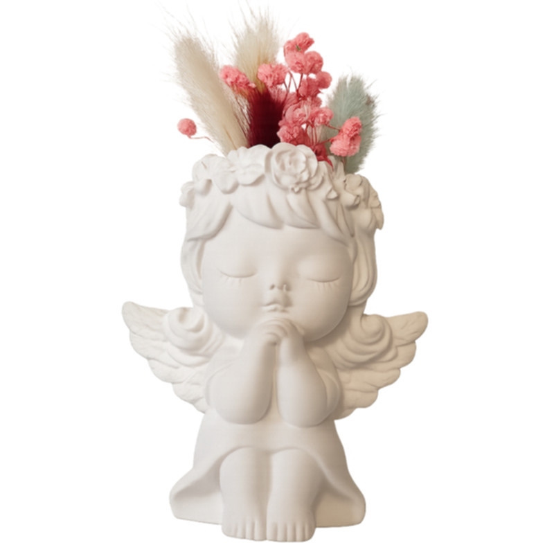 Blumenengel Nora mit Trockenblumen Deko Engel modern kaufen